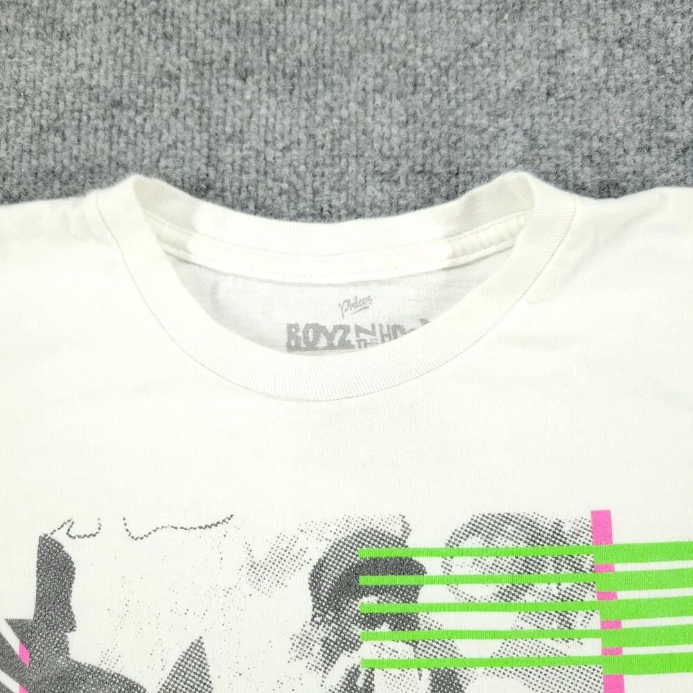 Boyz N The Hood Shirt Men Medium White Movie Logo Graphic Tee Short Sleeve Adult - Picture 5 of 13